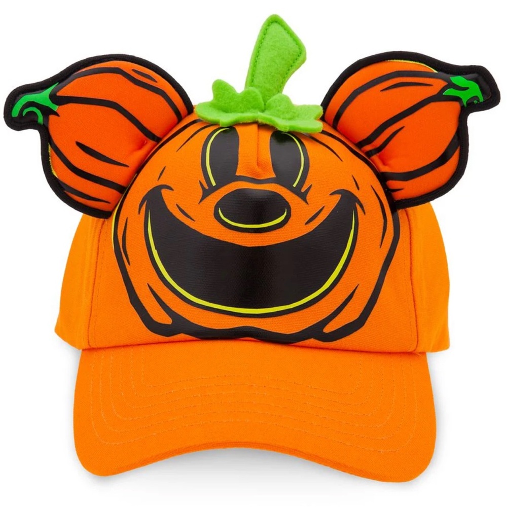 2024 Disney Baseball Cap Hat Halloween Mickey's Pumpkin Patch Jack-o'-Lantern